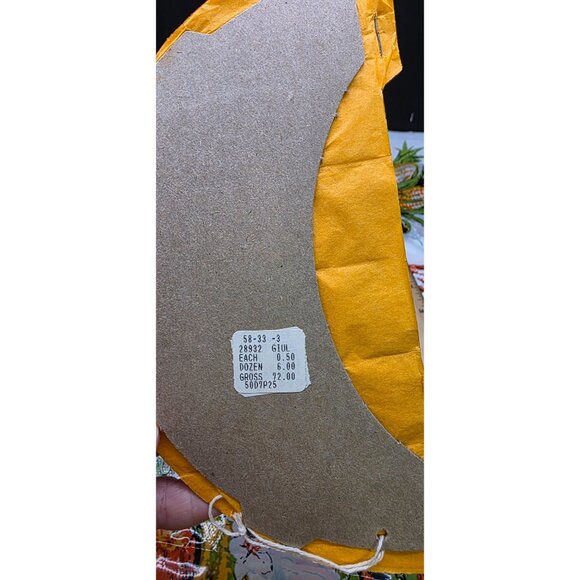 Vintage Honey Comb Hanging Decor Orange and Red Fall Autum Decor - Picture 6 of 6